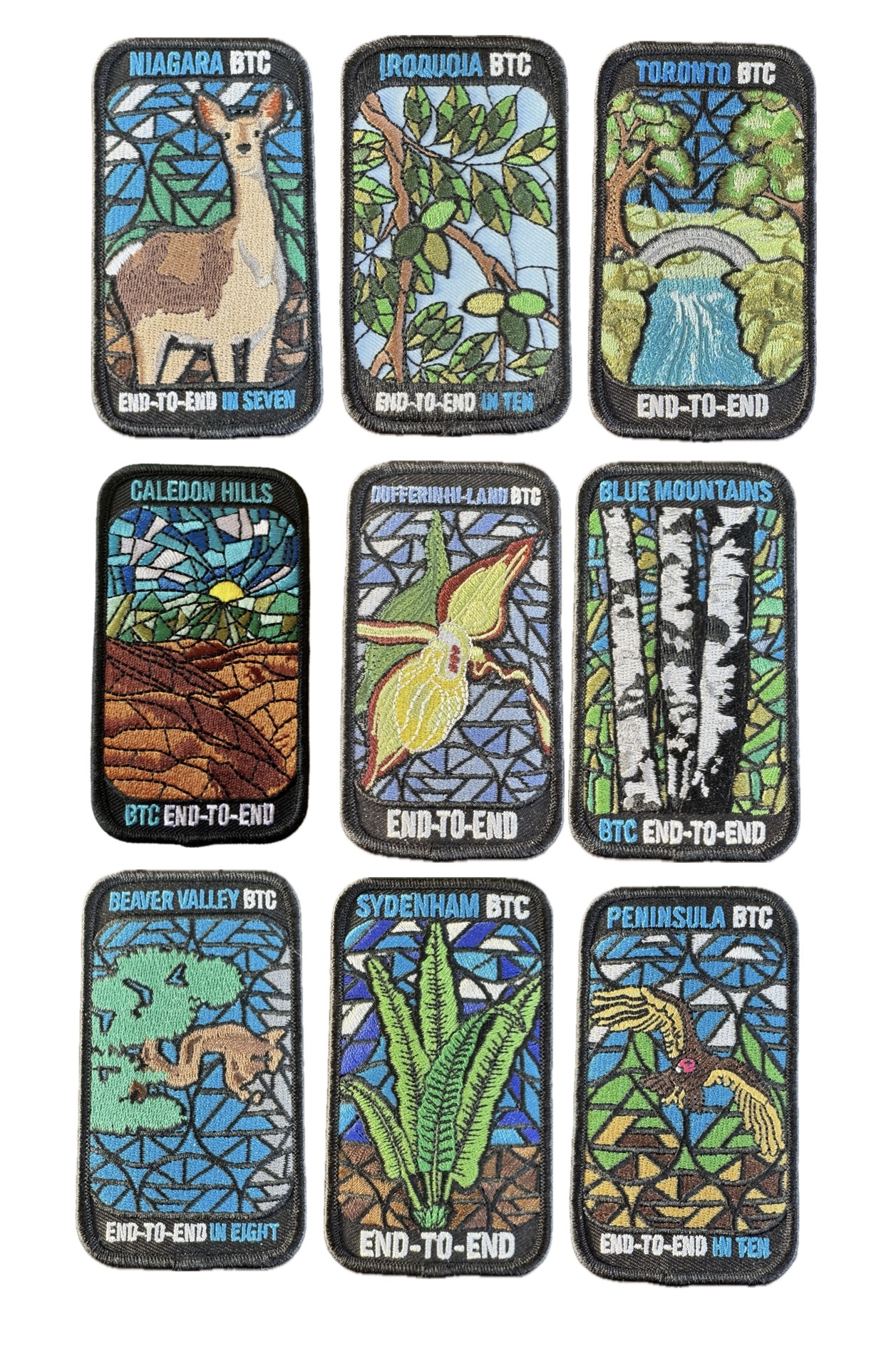 Stained Glass Badge End to End Fundraiser Hike