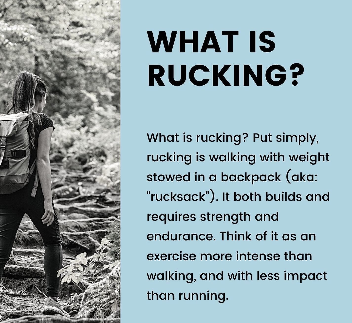 Rucking: Hikes/Walks with Weight